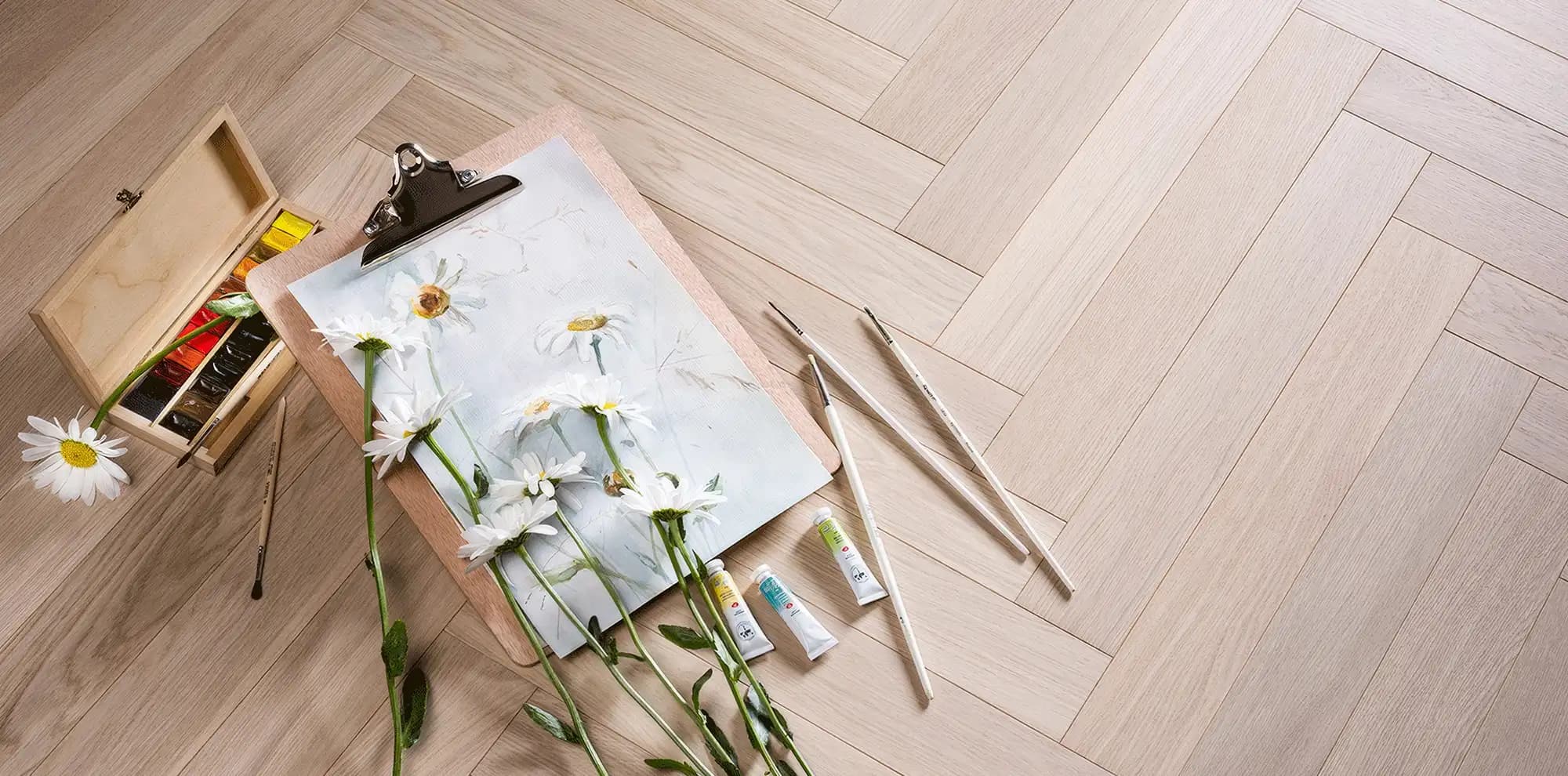 Акварельный белый — акцентная текстура